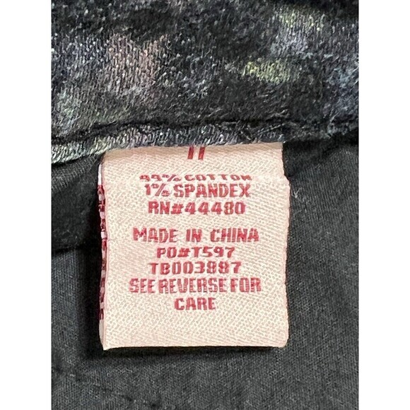 FIRE LOS ANGELES Jeans Pants Tribal Print Skinny STRETCH sz 11 (32 x 30) Muted - Picture 6 of 7